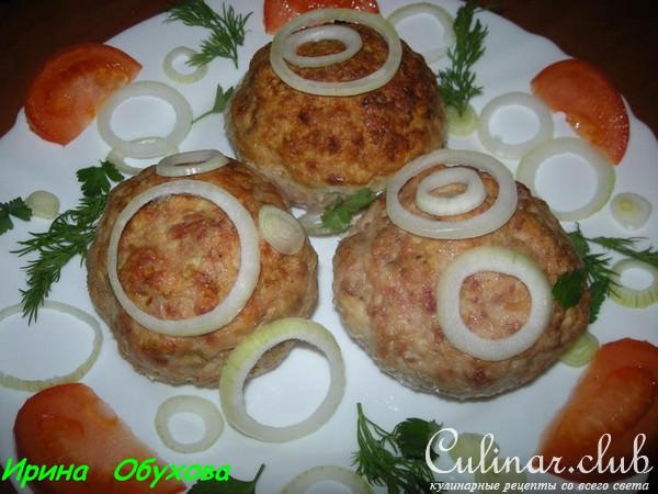 Мясные маффины с сюрпризом
