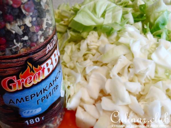 Капуста тушёная с фаршем (Вкус Американского гриля