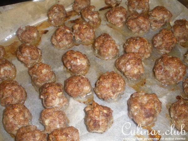 Фрикадельки коктейльные во вкуснейшем соусе 
