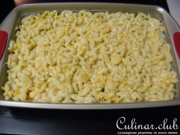 Макароны с сыром с соусом Бешамель-Модерн