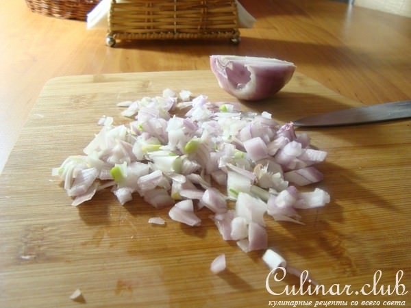 Паста с шампиньонами и курицей в сливочном соусе.
