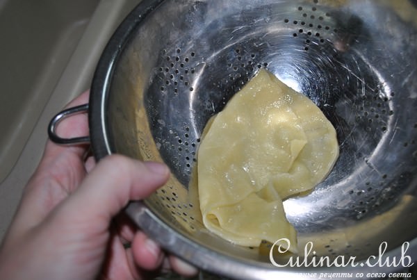 Fazzoletti di seta al pesto («Шёлковые платочки» с соусом песто )
