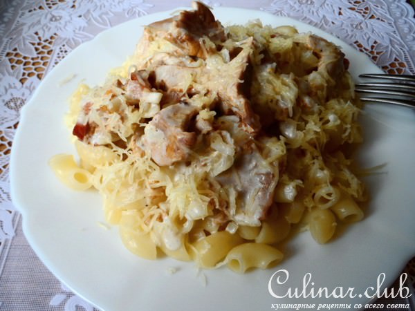 Паста с лисичками и сливочным соусом,"Улитки в лесу"