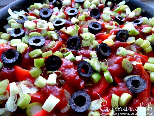 Ленивая пицца с овощами