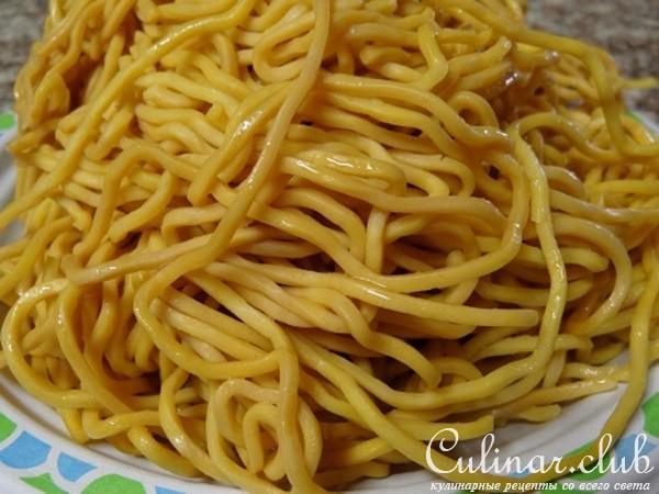 Лапша с Креветками, Имбирем и Соевым Соусом ! ! !