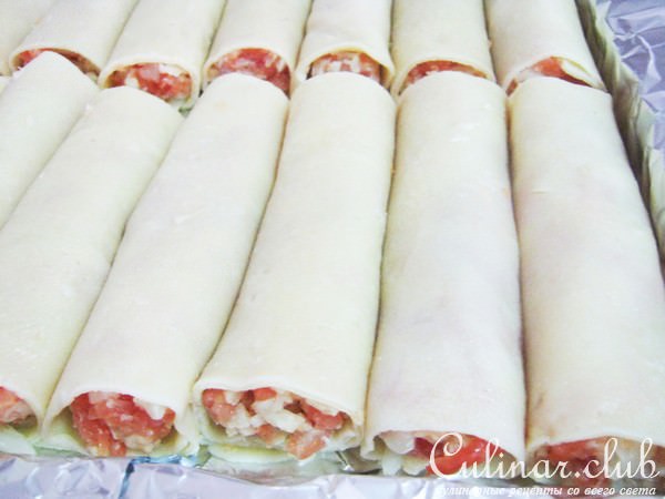 Домашние каннеллони с рыбно-овощной начинкой. Готовим пасту сами!