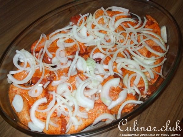 Куриные крылышки под шубой