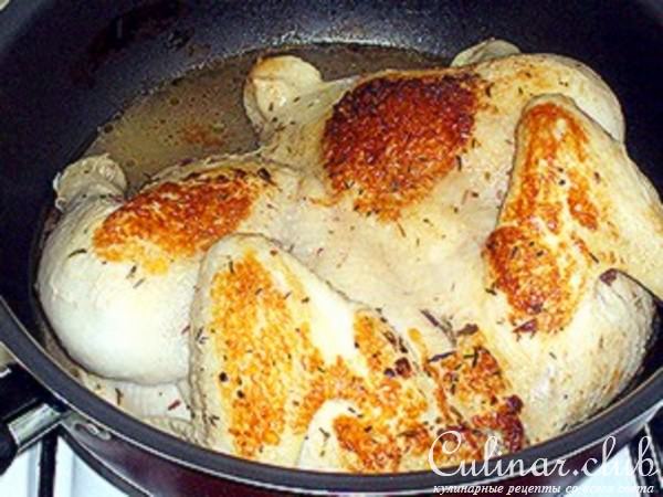 Курица с яблоками и цукини