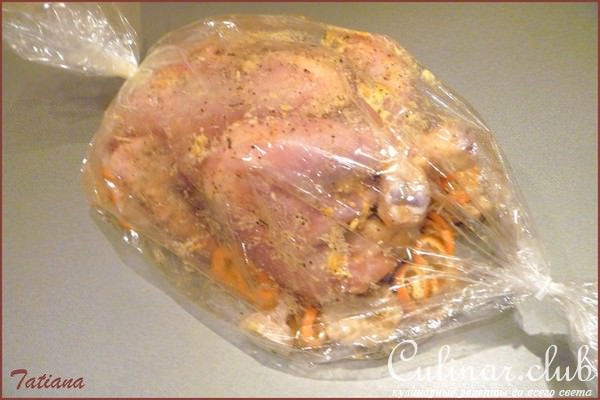 КУРИЦА фаршированная пряной тыквой