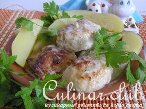 Куриные котлетки в сливочном соусе
