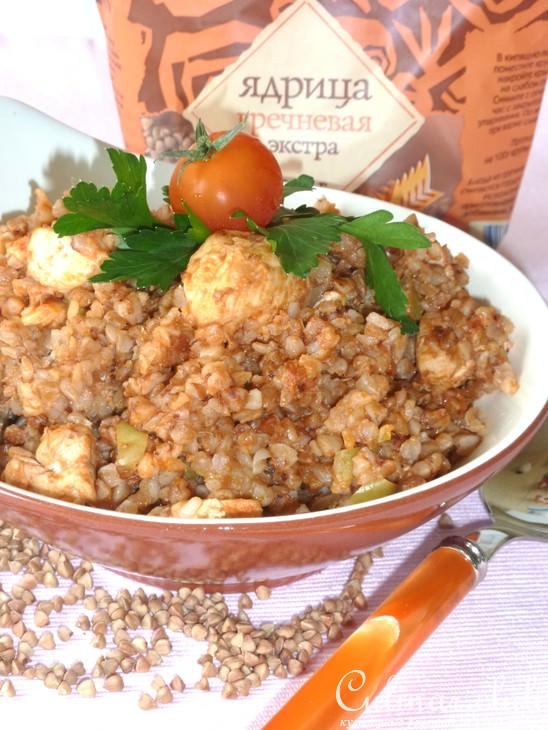 Гречка по-купечески (быстрый, вкусный, полезный ужин)