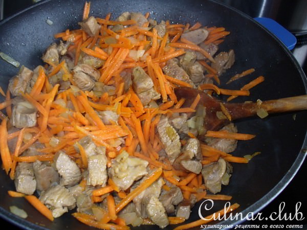 Плов с индюшкой ( вкусный вариант)