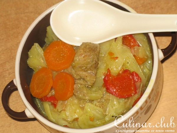Капустное жаркое карри