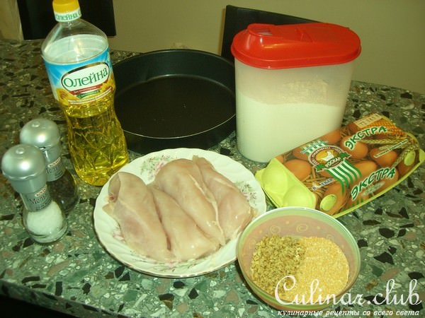 Курица в ореховой панировке