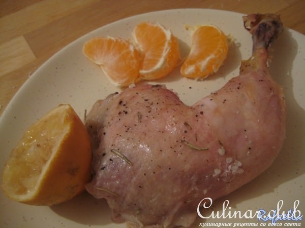 курица, запеченная в соли