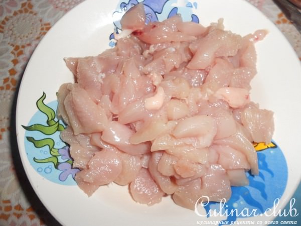 Запеканка с курицей и овощами