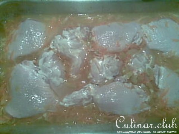 курица в апельсиновом соке