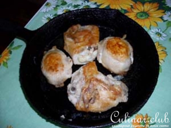Курица с кабачками
