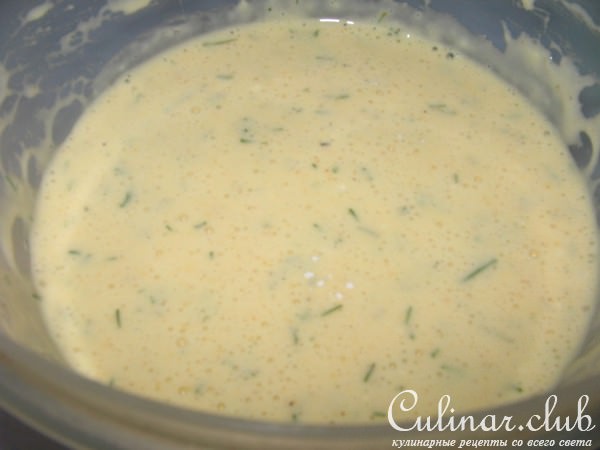 Куриная отбивная с сыром в кляре. 