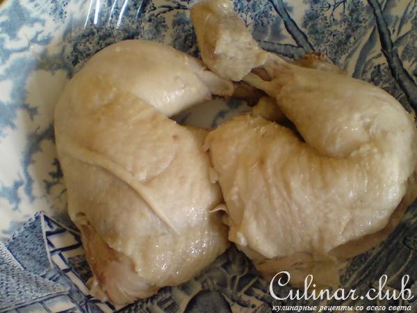 Куриные окорочка,отварные и обжаренные...(вариант)