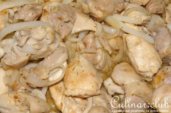 Курочка с лисичками