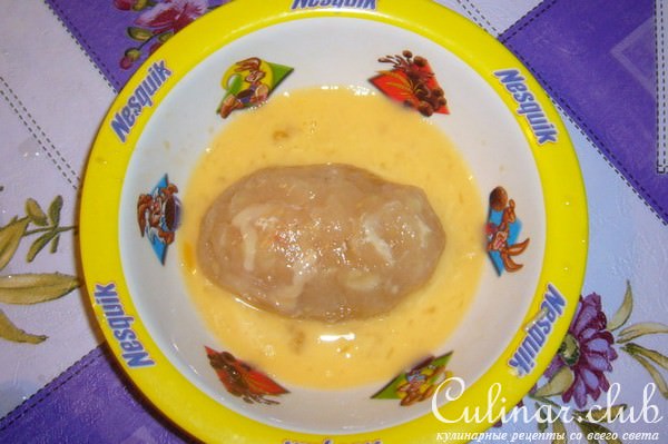 Куриные зразы в сырно-картофельной панировке