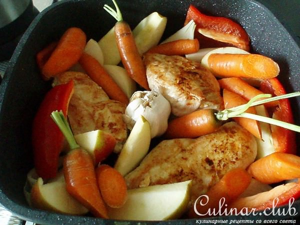 Курочка в медовой корочке