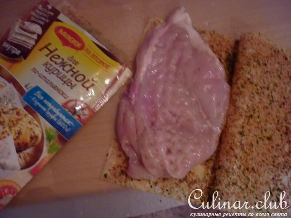 Картофельный салат с нежной курицой по-итальянски
