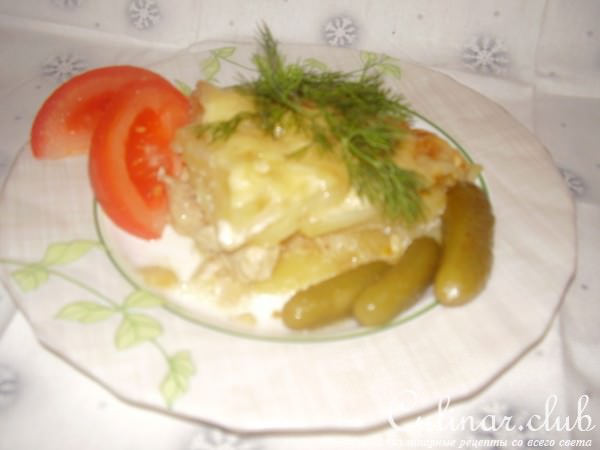 запеканка "А-ля курочка по-французки"