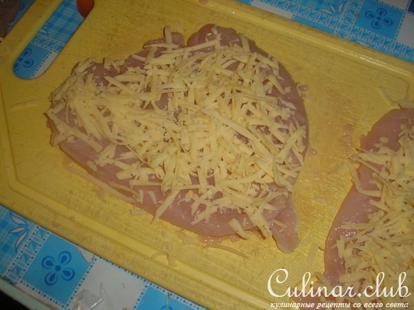 Рулет из птицы с грибной начинкой
