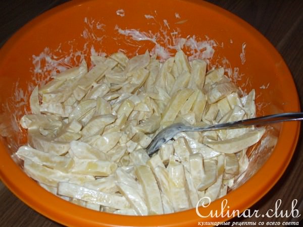 Куриные крылышки под шубой