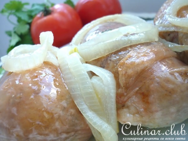 Молодой фаршированный картофель, да в куриной шкурке