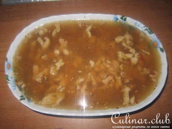 Заливное из куриных окорочков(простейший вариант)