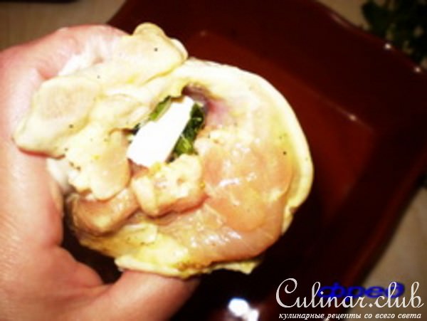 Курочка с розмарином и белым вином (вариант)