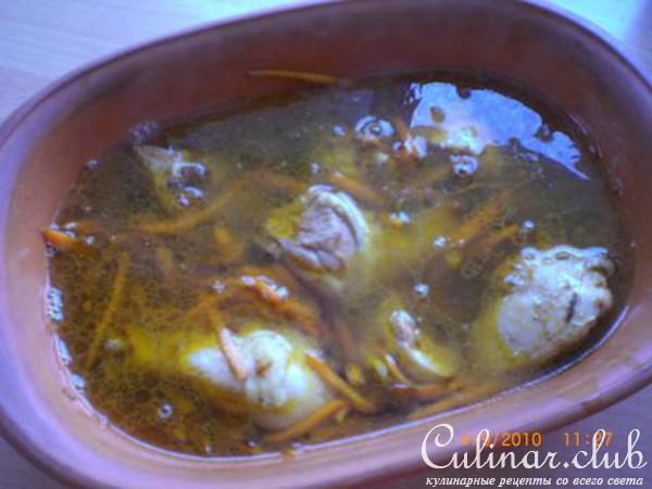 Плов с курицей в горшочке (вариант) 