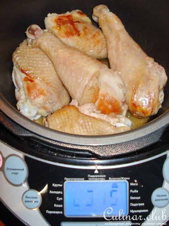 Курица с чесноком