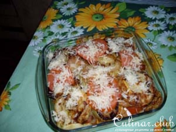 Курица с кабачками