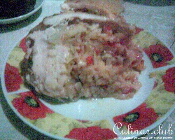 Фаршированная курица "Осенняя щедрость"