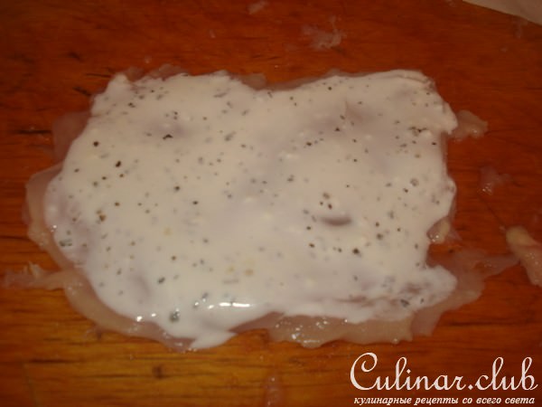 Куриные роллы с морковной лапшой