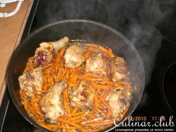 Плов с курицей в горшочке (вариант) 