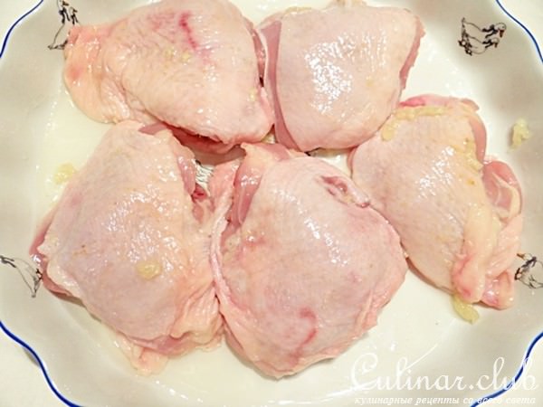 Курица с гречкой на сливках 