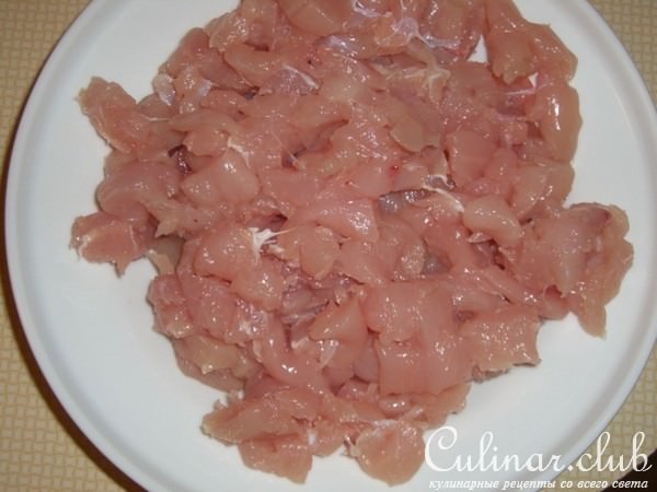 Плов рыжик с филе курицы