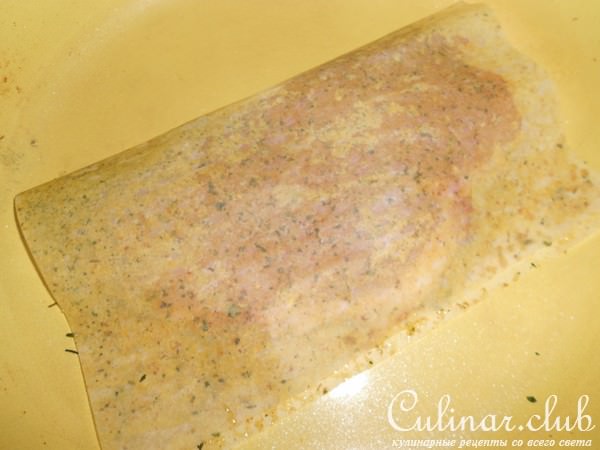 Нежная курочка с чесноком и травами с тушеными овощами и сыром