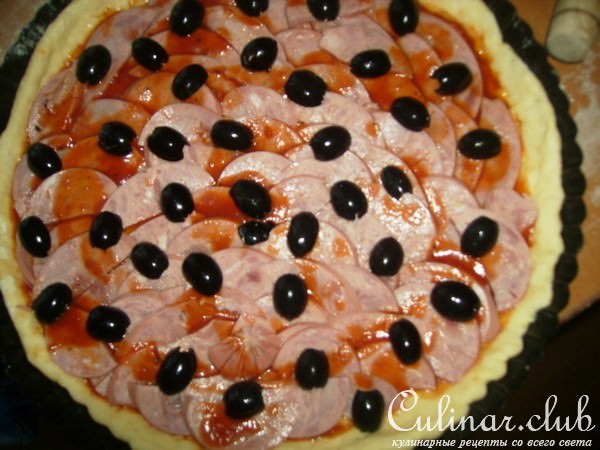 Пицца "Гавайская" (вариант)