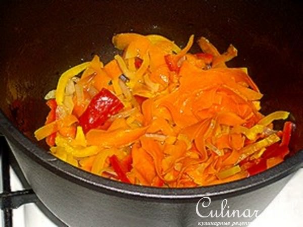 Плов с курицей и булгуром 