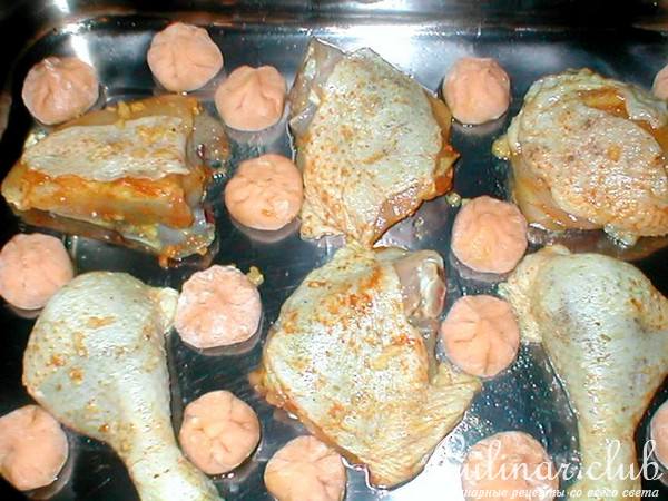 КУРИНЫЕ ОКОРОЧКА С ТЕСТОМ