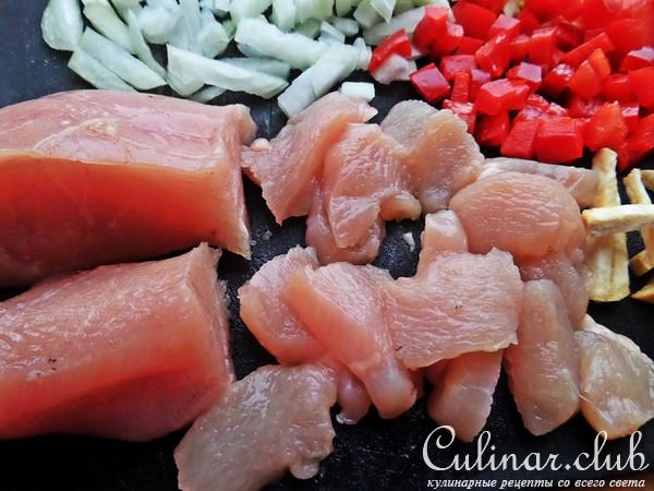 Курица в сезаме с овощами и рисом за 30 минут