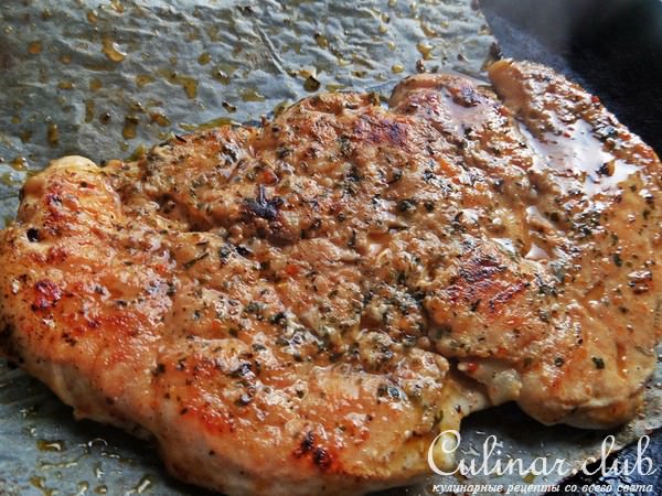 Курица с овощными шариками