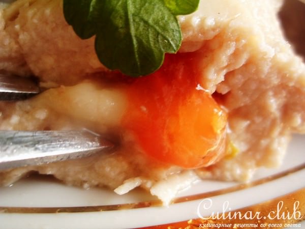 Куриные грудки, фаршированные сыром и помидорами. ФМ « Моя иллюстрация к рецепту».