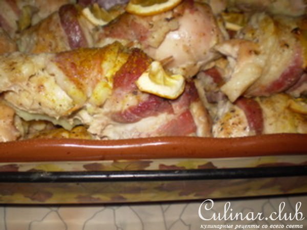 куриные рулеты с черносливом